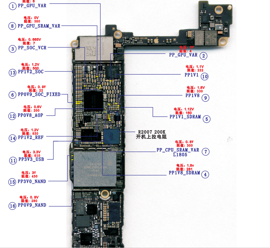 iphone7ԭDCPU pin_D